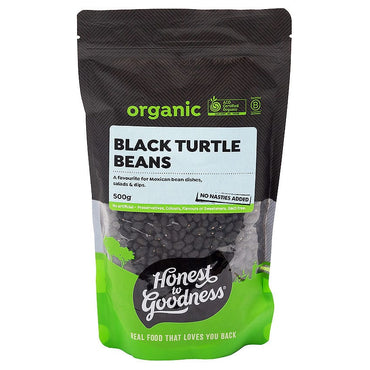 Honest to Goodness Organic Black Turtle Beans 500g
